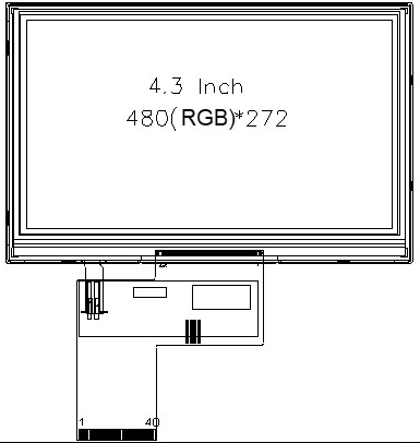TFT LCD Module PT0434827-H8 SERIES